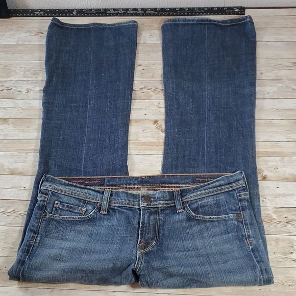Citizens of Humanity Naomi #065 Low Waist Flair Flare Stretch Jeans Size 30 - Picture 1 of 14